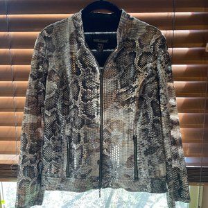 Frank Lyman snakeskin sequined jacket